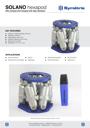 SOLANO hexapod