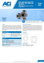 Flow sight glass type 550 PN 16/40 - DIN 11869 (old DIN 3237)