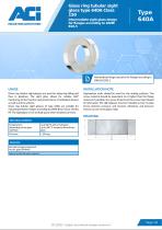 Glass ring tubular sight glass type 640A Class 150