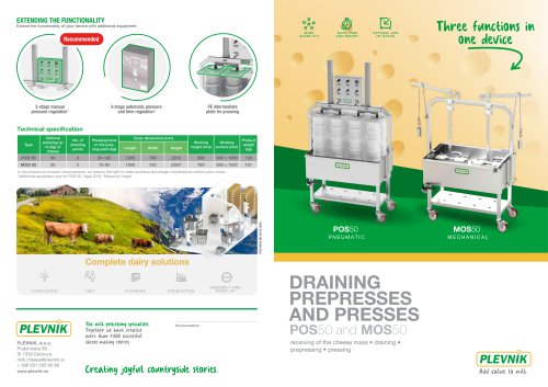 Pnaumatic pre-press POS 50