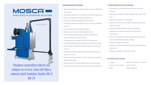 Evolution SoniXs MS-6 KR-ZV Brochure es