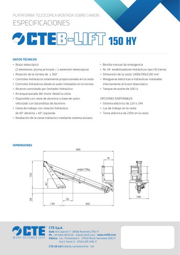 B-LIFT 150 HY KIT