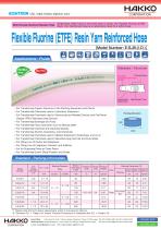 Flexible Fluorine (ETFE) Resin Yarn Reinforced Hose