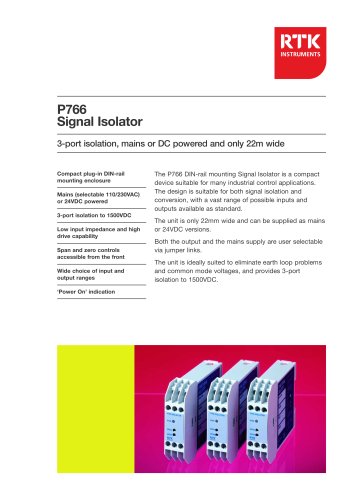 P766 Signal Isolator