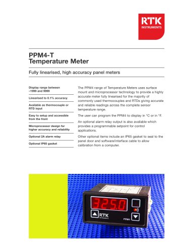 PPM4-T Temperature Meter