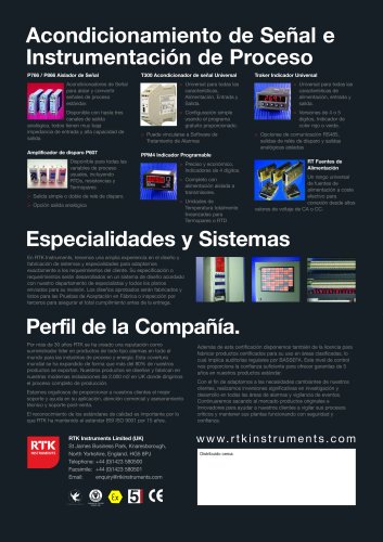 RTK Instruments Shortform Catalogue