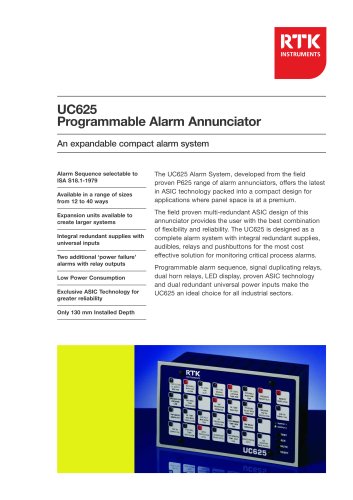 UC625 Compact Alarm Annunciator