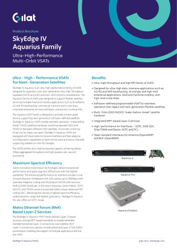 SkyEdge IV Aquarius Family