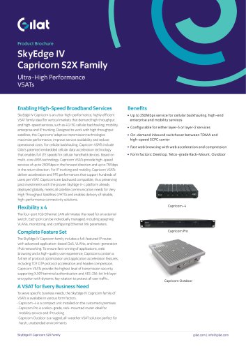 SkyEdge IV Capricorn S2X Famil
