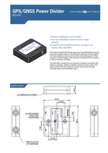 GPS/GNSS Power Divider DPD-GPS