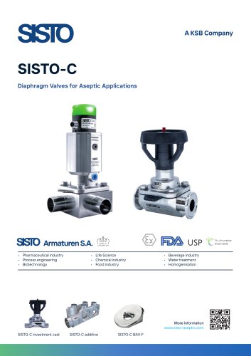 Flyer SISTO-C valves
