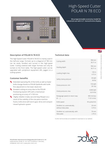 High-Speed Cutter N 78