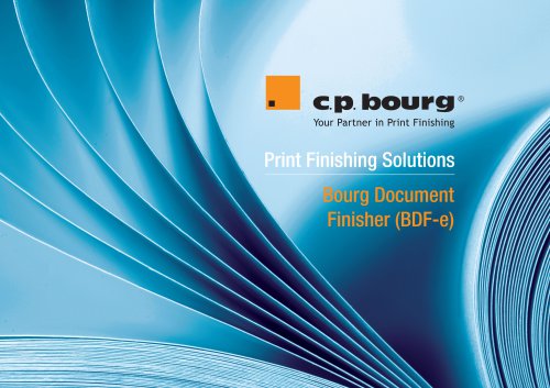 Bourg Document Finisher