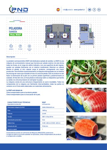 WAP &ndash; Ficha T&eacute;cnica