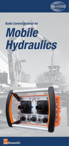 Radio controls for mobile hydraulics