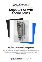 Kapotek KTF-16 spare parts