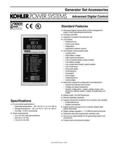 Generator Controls / ADC Remote Gauge