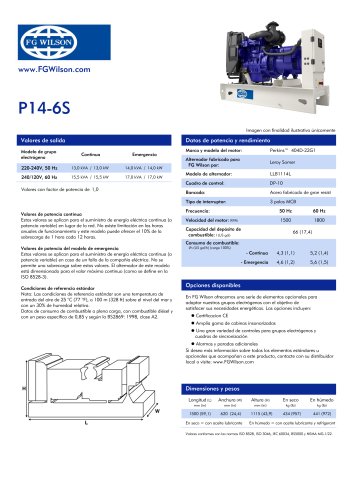 13.0 - 17.0 kVA Single Phase Diesel Generator Set