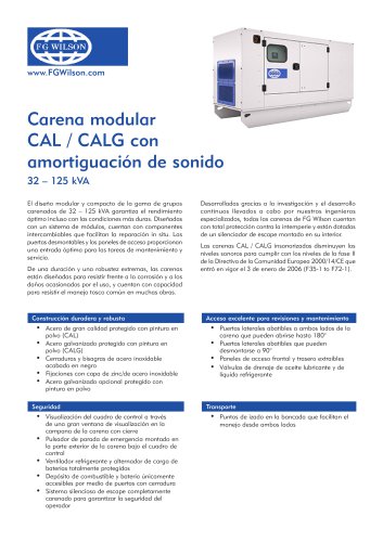 35 - 125 kVA Enclosure (F35-1 - F125-1)