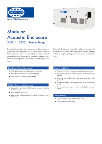 450-550 kVA Enclosures