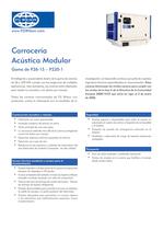 Carena modular con amortiguación de sonido Gama de 275 a 330 kVA - 1