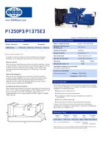 P1250P3-P1375E3 (50Hz) Open Generator Set - 1