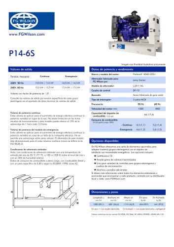 P14-6S Diesel Generator Set