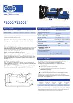 P2000-P2250E (2000-2250 kVA) Open Generator Set