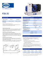 P26-3S - 24- 26 kVA Open Generator Set