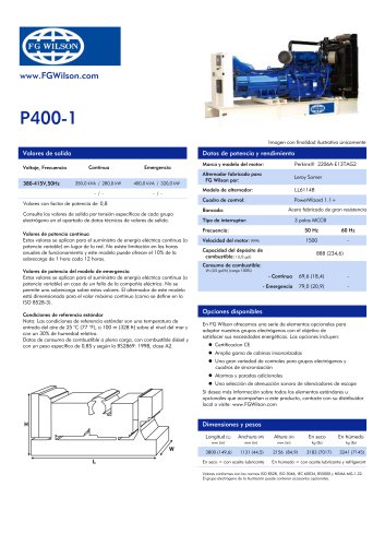 P400-1 Open Generator Set