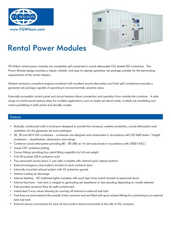 Rental Power Module