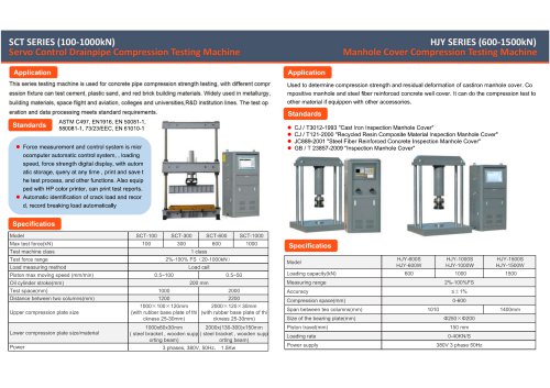 JINAN HENSGRAND Compression Testing Machine