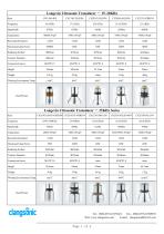 Ultrasonic Transducer Catalog