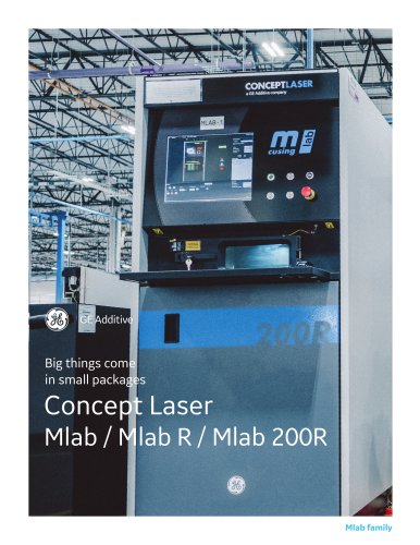 Concept Laser Mlab / Mlab R / Mlab 200R