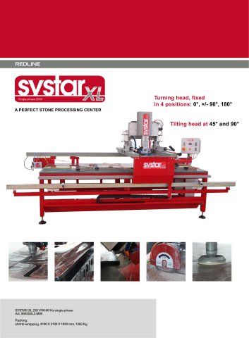 SYSTAR XL - Stone Fab Center & Cutting Machine – Miter Saw