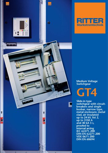 RITTER Slide-in Type Switchgear GT 4