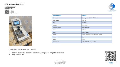 Dynamometer GM50 S