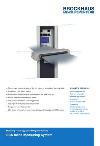 EBA Inline Measuring System