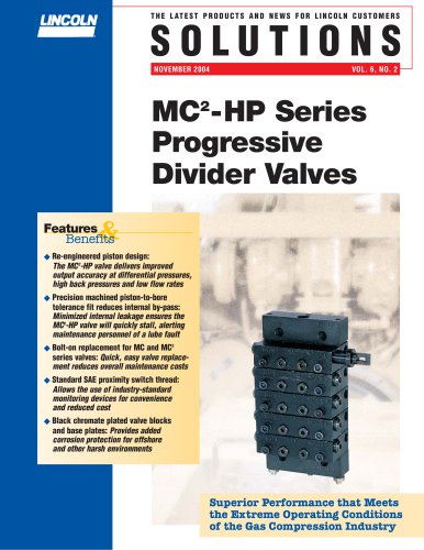 MC2-HP Series Progressive Divider Valves