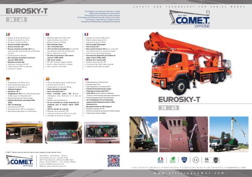 CO.ME.T. OFFICINE_NEW EUROSKY-T 45 MT_CATÁLOGO