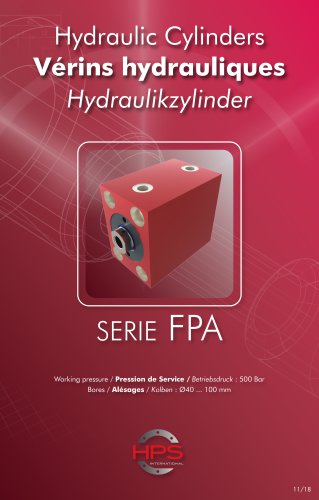 Hydraulic Cylinders SERIE FPA