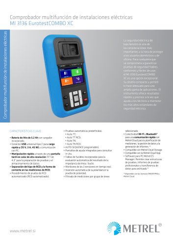 MI 3136 EurotestCOMBO XC ES