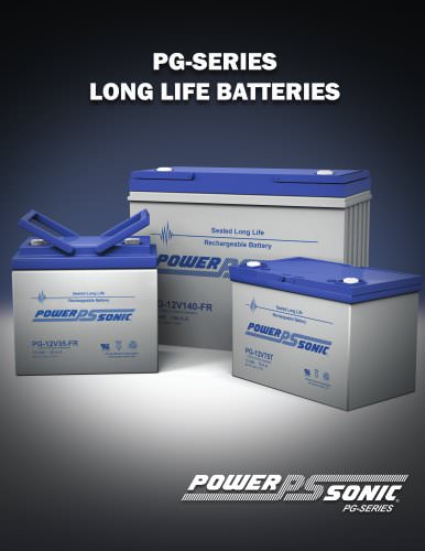 PG Series Long Life Rechargeable Batteries