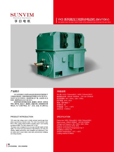 Three-phase motor YKS series