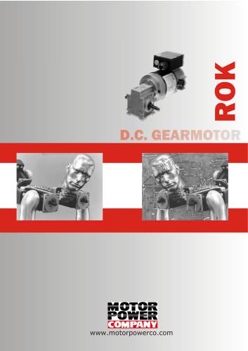 Catalogue ROK worm-gearbox.