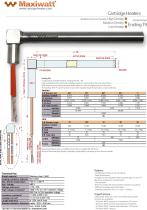 T9 - Cartridge Heater Circular Flange Ending T9