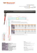 T9PB - Cartridge Heater Circular Flange Ending T9PB