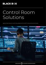 Control Room Solutions Signal Distribution and Visualization for 24/7 Critical Environments