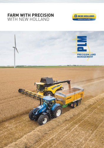 FARM WITH PRECISION WITH NEW HOLLAND