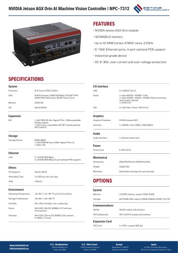 NPC-7312 Datasheet
